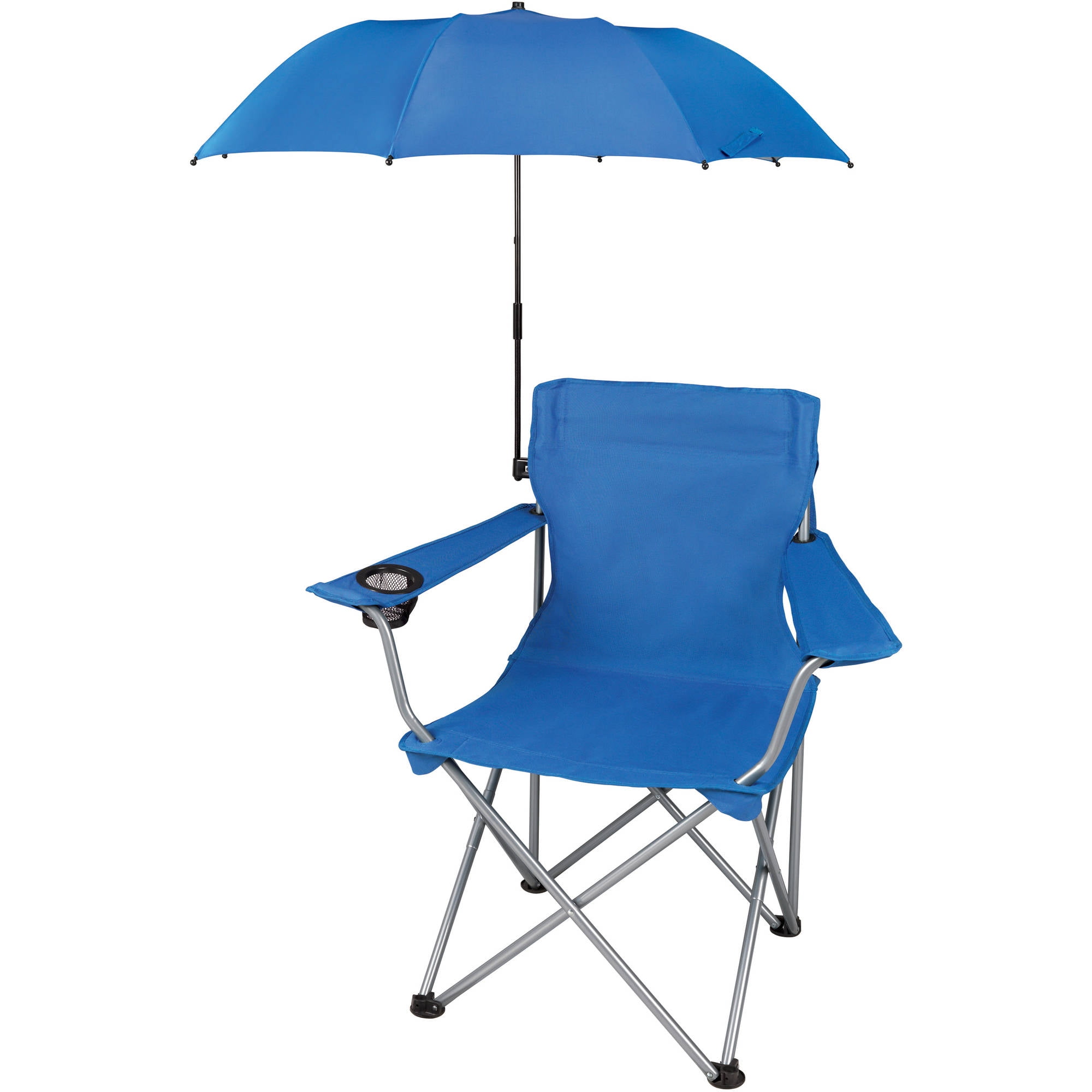 Ozark Trail Westfield Outdoor Chair Umbrella, Blue (chair sold