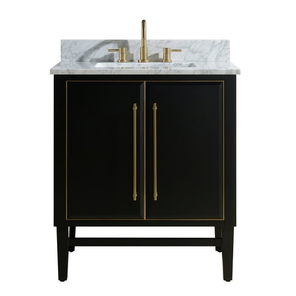 Avanity Mason-Vs31-G-C Mason 32" Free Standing Single Basin Vanity Set - Black
