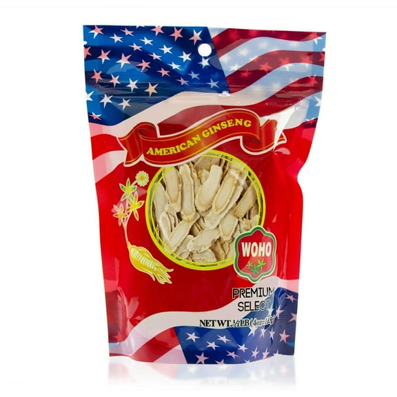 WOHO #127.4 American Ginseng Slice Large 4oz Bag