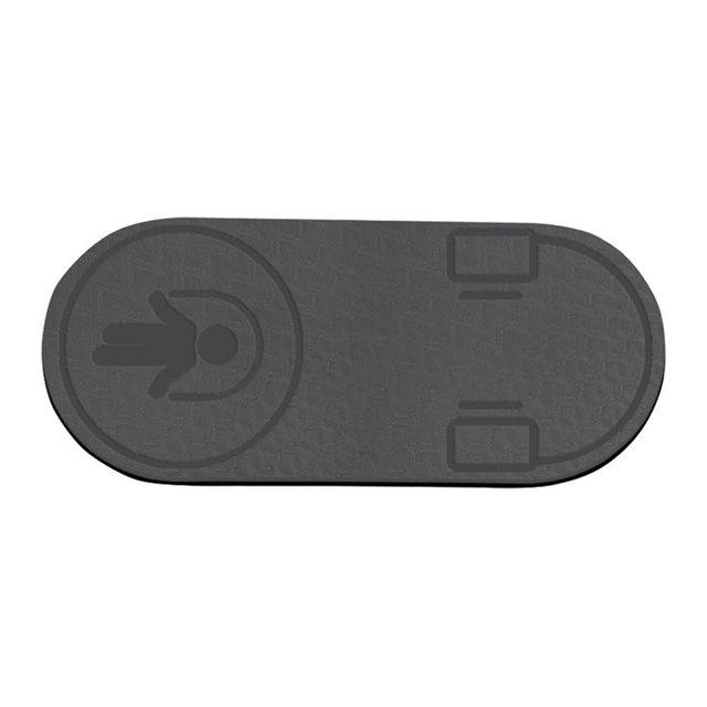 Alfombrilla De Suelo Para Saltar Con Cuerda, Alfombrilla De Yoga Con Absorción De Impacto, Alfombrilla De Yoga Para Baile Silencioso, Alfombrilla Para Ejercicio Y Fitness Yuarrent OD014632-04