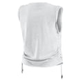 thumbnail image 3 of Women's-WEAR by Erin Andrews  Heather Gray Boston Red Sox Cinched Tank Top, 3 of 4