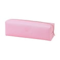 thumbnail image 2 of CoreLiving Simple Pencil Pouch with Handle Water Resistant Canvas Pencil Bag Portable Office Pen Case Large Capacity Aesthetic Pink Stationery, 2 of 6