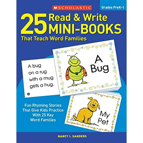 Pre-Owned 25 Read & Write Mini-Books: That Teach Word Families (Paperback) 0439155878 9780439155878