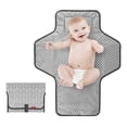 thumbnail image 1 of Cambiador portátil para bebé|Cambiadores de viaje para mamás y papás|Cambiador portátil impermeable con almohada incorporada|Excelentes regalos para baby shower/registro, 1 of 5