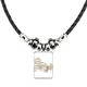 thumbnail image 1 of china landmark sketch collar a mano colgante de cuerda de cuero Unbranded M, 1 of 3
