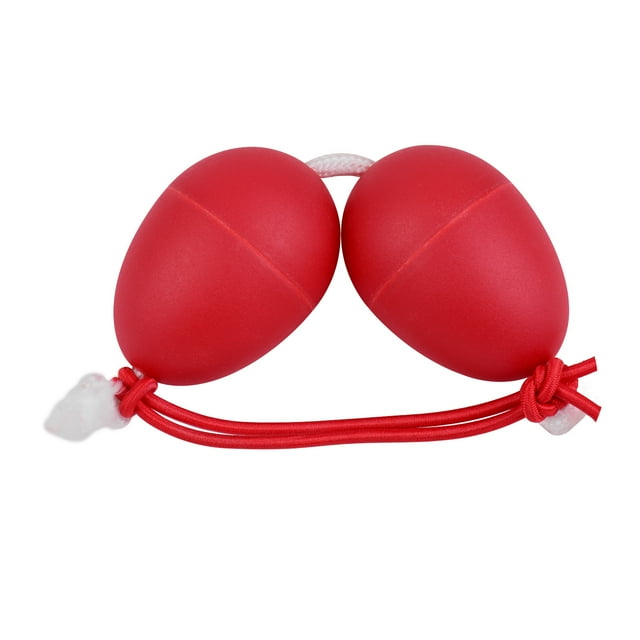 1 par de huevos de arena para muñeca, instrumento de percusión, carcasa de plástico