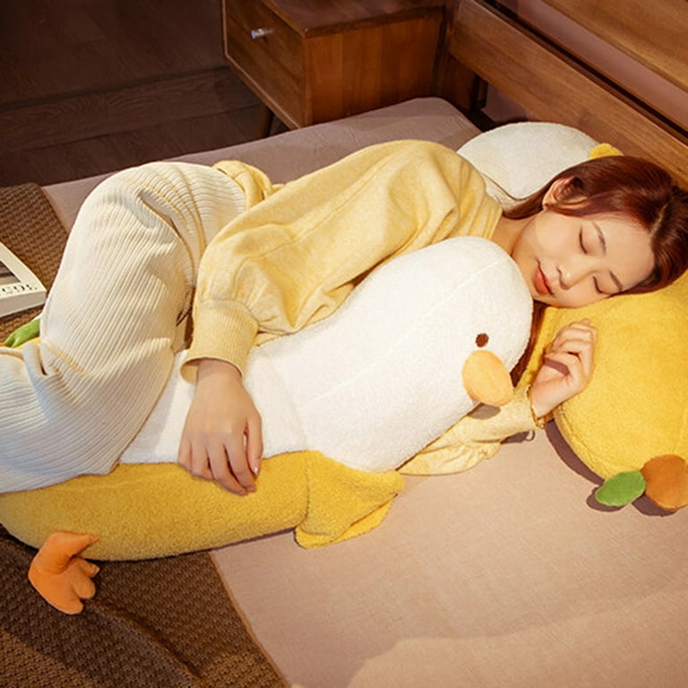 Banana Duck Plush Toy - Cute Long Stuffed Animal Pillow For Hugging And Sleeping, Soft Gift For Kids