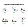 thumbnail image 3 of Bike Phone Holder, Silicone Bicycle Motorcycle Mount, 360 Rotatable Adjustable Handlebar Phone Mount for Smartphones, 3 of 7