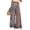 Blue, variant on WTOBBY Women's Boho Floral Print Wide Leg Palazzo Pants Featuring High Waist Elastic Drawstring Side Pockets and Casual Summer Comfort ,Blue L