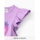 thumbnail image 4 of Vestido para niña pequeña Disney Lilo and Stitch 3D con estampado floral morado 4-5T, 4 of 6