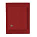 thumbnail image 3 of Lacoste 100% Cotton Percale Sheet Set, Solid, Chili Pepper, King, 3 of 9