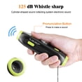 thumbnail image 4 of harmtty Electronic Whistle Crisp Sound High Decibel Compact Size Lanyard Design with LED Light Battery-operated Camping Electronic Whistle Outdoor Emergency Tool Camping Supplies,Yellow, 4 of 8