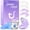 Purple+Transparent(4 Pcs/2 Sizes), variant on Mouth Guard for Grinding Teeth at Night, 2 Color Night Guards for Teeth Grinding, Reusable Teeth Grinding Mouth Guard for Sleep, Mouthguards for Grinding of Teeth, 4 Pcs/2 Sizes