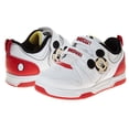 thumbnail image 5 of Disney Mickey Mouse Boys Sneakers. (Toddler Little Kids), White Red, Size: 9, 5 of 10