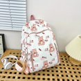 thumbnail image 1 of Mochila Con Estampado De Animales De Dibujos Animados, Mochila Escolar De Nailon Kawaii, Bonita Mochila De Viaje De Gran Capacidad, 1 of 4