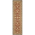 thumbnail image 2 of SAFAVIEH Anatolia Venice Traditional Wool Runner Rug, Rust/Green, 2'3" x 10', 2 of 7