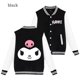 thumbnail image 1 of Ropa de Hello Kitty para hombres y mujeres, chaqueta de béisbol, Hip Hop, Harajuku, ropa de calle, niños, niñas, abrigos universitarios sueltos, regalo de Navidad, 1 of 4