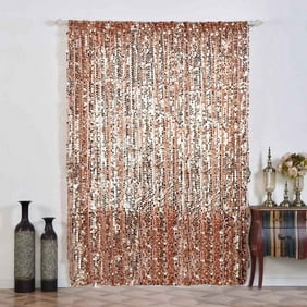 Mkhert Rose Gold Glitter Window Curtain Kitchen Curtains Window