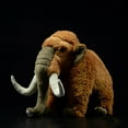 thumbnail image 3 of Realistic Mammoth Plush, Lifelike 12.9" Mammuthus Stuffed Animal, Soft Mammoth Plushies, Stuffed Toy, Cuddly Toys, 3 of 9