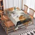thumbnail image 5 of Nanqianyi Abstract Geometric Tablecloth,Rectangular Waterproof Stain Proof Table Cover for Kitchen Restaurant,60x120, 5 of 6