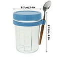 thumbnail image 3 of PTOOTP Yogurt Cup Portable Airtight Leak Proof Breakfast Users Workplace Set, 3 of 6