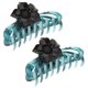 thumbnail image 1 of 2x pinza de pinza para el cabellero con mandíbula de resina grande de , joyería para el cabello para mujer y mujer Azul Yinane Garra de pelo grande para mujer, 1 of 8