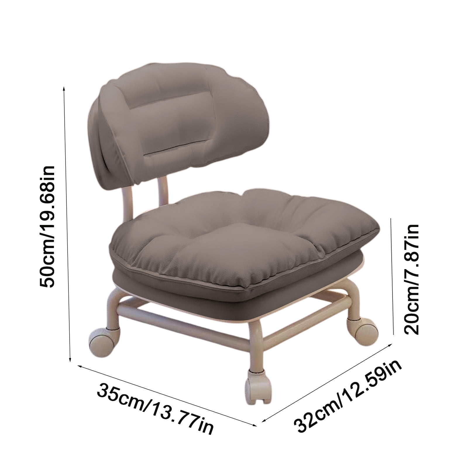 Ycandiee Lazy Sofa Home Office Desk Chairs, Backrest Recliner Chair, Computer Gaming Chair Backrest Recliner Chair Ergonomic Office Chairs, 360 Swivel Desk Chair, Comfortable and Portable
