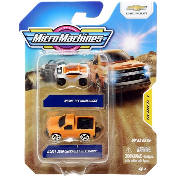 Buggy and Chevy Micro Machines 2pk