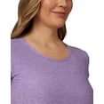 thumbnail image 3 of 32 Degrees Women's Cool Fitted T-Shirt - Fairy Wren Space Dye - X-Small, 3 of 4