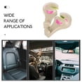 thumbnail image 3 of OUNONA 2Pcs Car Back Seat Headrest Hooks Beige Multipurpose Car Hanger Easy Install ABS, 3 of 6