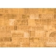 thumbnail image 1 of Ahgly Company Indoor Rectangle Patchwork Orange Transitional Area Rugs, 8' x 12', 1 of 1