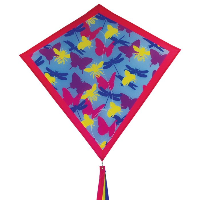 In the Breeze Bugs Camo 30 Inch Diamond Kite Fun, Easy Flying Camo