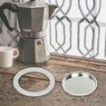 thumbnail image 6 of Sealing Rings with Filter, Coffee Accessory, Portable Prevents Leaking Flexible Washer Gasket for Pot, Coffee Maker, Machine Home Cafes for 3 Cup, 6 of 8