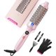thumbnail image 1 of wonima11 Thermal Brush for Blowout Look, 1 1/2 Inch Heated Round Brush for Natural Curl,Ionic Curling Iron with Temperature Control, Volumizing Smoothing Hot Round Wand, Pink, 1 of 1