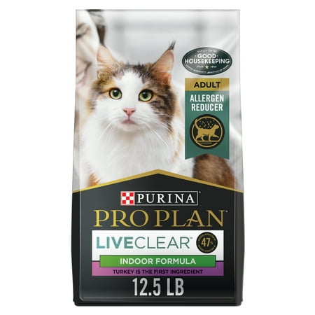 UPC: 0038100191380 | Purina Pro Plan Liveclear for Adult Cats Turkey Rice  12.5 lb Bag