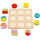 thumbnail image 2 of Rompecabezas Montessori de formas geométricas de madera, bloques de matemáticas de clasificación, juego educativo de aprendizaje preescolar, juguetes para bebés y niños pequeños, 2 of 5