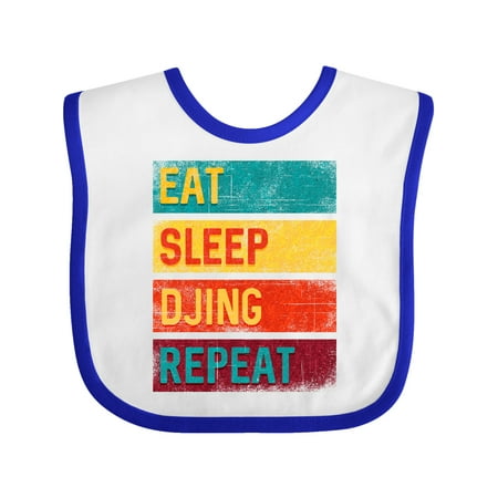 

Inktastic Eat Sleep DJing Repeat Gift Baby Boy or Baby Girl Bib