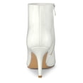 thumbnail image 4 of Unique Bargains Women's Pointed Toe Stiletto High Heels Ankle Boots, 4 of 4