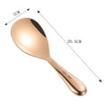 thumbnail image 2 of Rice Paddle, Rice Spoon with Stainless Steel, Rice Serving spoon, Non-Stick Rice Spatula, Upgrade and Elegant, 1Pcs, 2 of 6