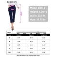 thumbnail image 6 of Women's Petite/Regular/TallCropped Yoga Dress Pants Capris Stretchy Work Ankle Pant, 6 of 6