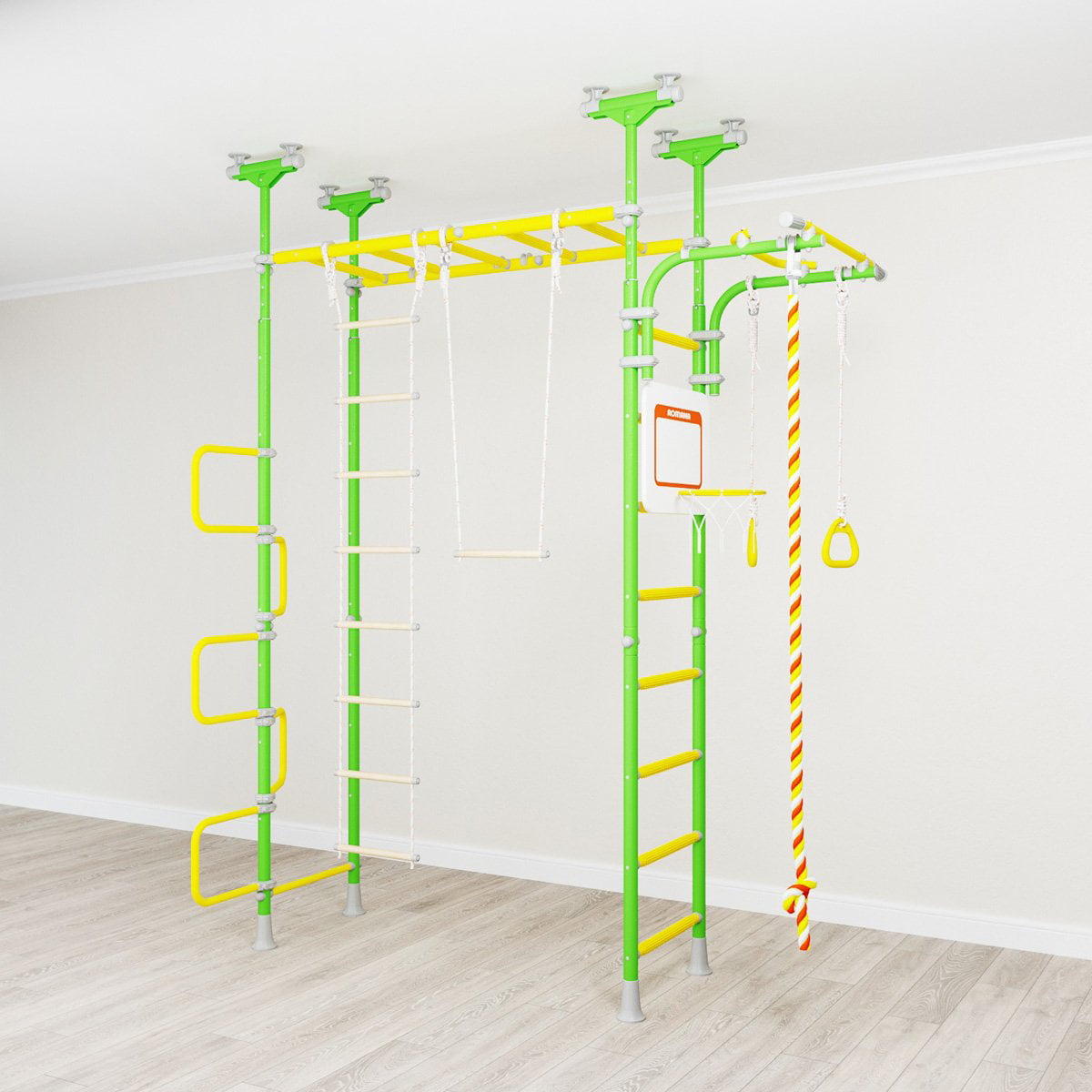 Wall Bars Home gym for kids Gymnastic Climbing Swedish Ladder Wooden Playground 