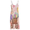 thumbnail image 5 of Easter Bunnies Rabbits Design Sleeveless Dress Woman Fashion Long Dresses Women's Summer Suit Dress 2025, 5 of 7