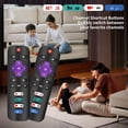 thumbnail image 2 of (Pack of 2) Replacement Remote Control Compatible with Roku-Enabled TVs, Compatible with TCL, Hisense and Onn Smart TVs (Not for Streaming Sticks, Boxes or Players), 2 of 7