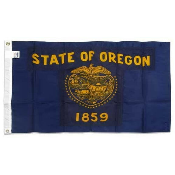 5x8' DURAWAVEZ OREGON NYLON FLAG CH&G