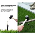 thumbnail image 5 of 100Pcs 8.5cm Lawn Mower Ground Staples Edging Stakes Plastic Yard Garden Boundary Wire Anchor Pegs, 5 of 5