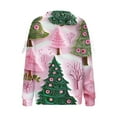 thumbnail image 4 of ShiShine Christmas Shirts for Women Christmas Tree Printed Tshirts Long Sleeve Round Neck Tops, 4 of 5
