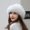 White, variant on Gifts Fashion Cover Head Cap Ear Protection Solid Warm Winter Hat Faux Fur Hat Earmuffs Cap Berets BLACK