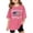 Z#Hot Pink1284, variant on Byoo Toddler Girls Graphic Tshirt America's 250th Anniversary 1776-2026 Flag Print Comfortable T Shirt Active Pullover Top， Beige
