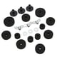 thumbnail image 4 of 21 piezas de accesorios de repuesto para platillos, fieltros, fundas, tuercas de mariposa, arandelas para copa de embrague de hi-hat, color negro, 4 of 14