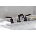 thumbnail image 3 of Kingston Brass KB915RXL Restoration Widespread Bathroom Faucet with Pop-Up Drain, Oil Rubbed Bronze, 3 of 8